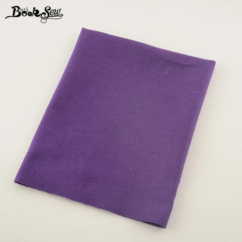 tissu coton lin violet uni durable respectueux environnement decoration maison sac nappe coussin