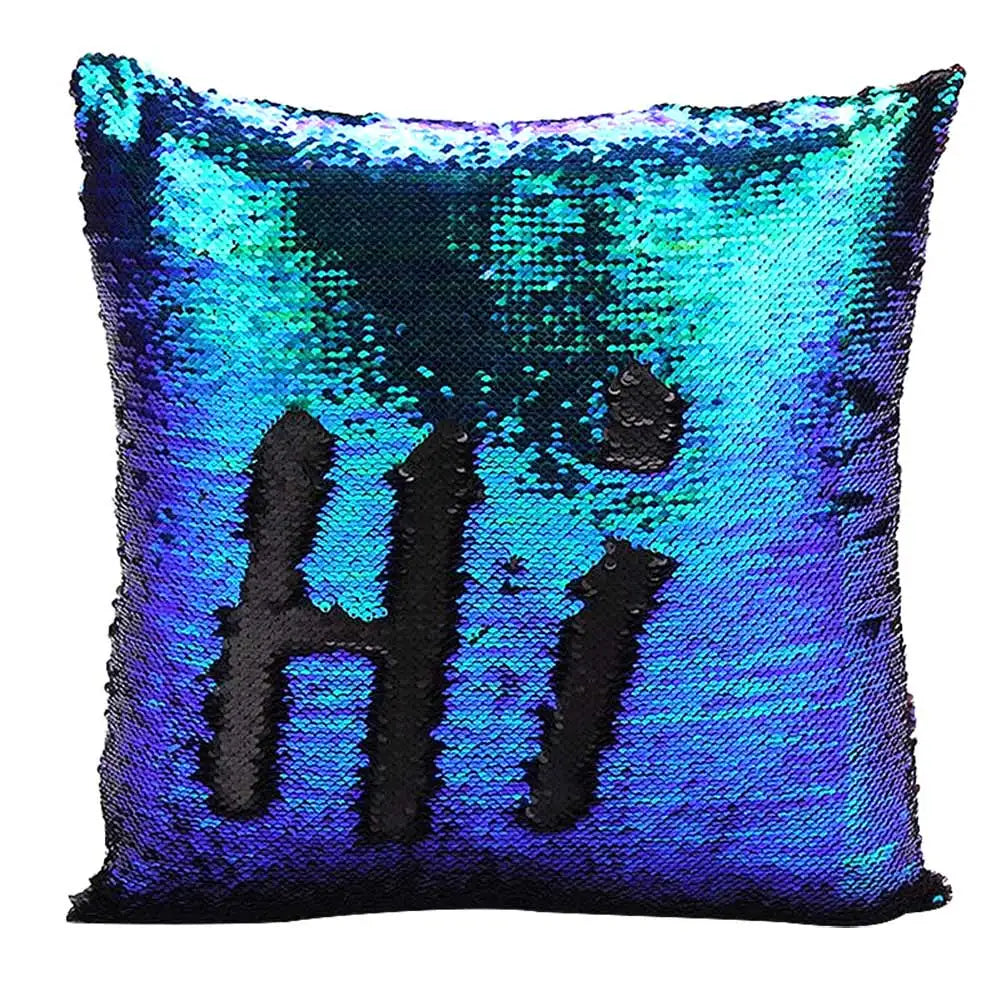 coussin moderne paillettes rose doré violet bleu noir blanc adultes lit siège