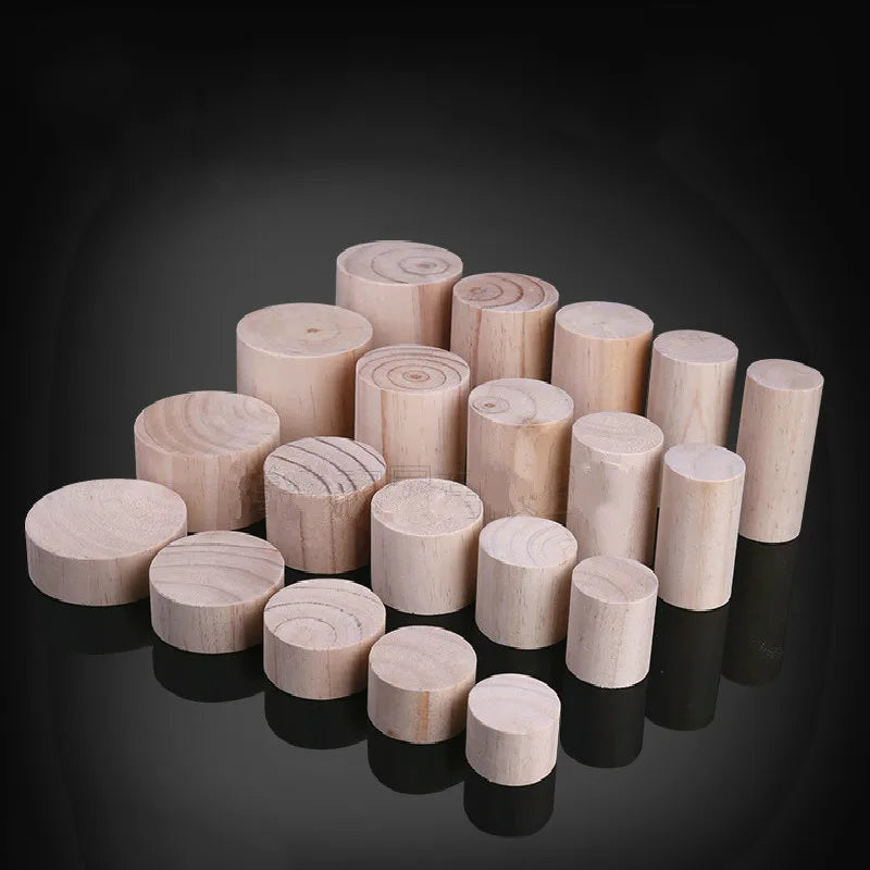 bouchons bouteille bois naturel simple rustique rayures circulaires diamètre hauteur