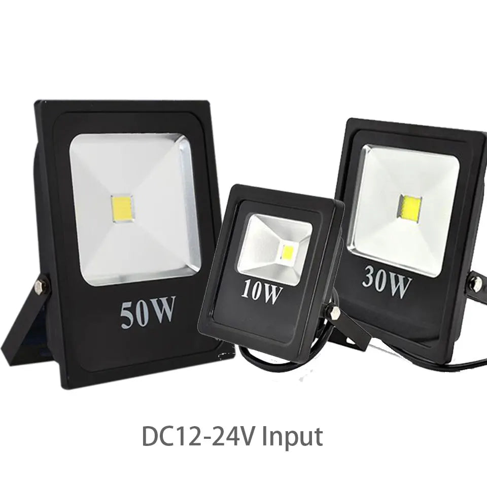 projecteur led 10w 20w 30w 50w ip65 noir moderne clips câble électriqueextérieur bateau piscine