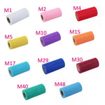 ruban adhésif tissu tulle polyestère simple couleur multiple décoration mariage transparent texture tissée