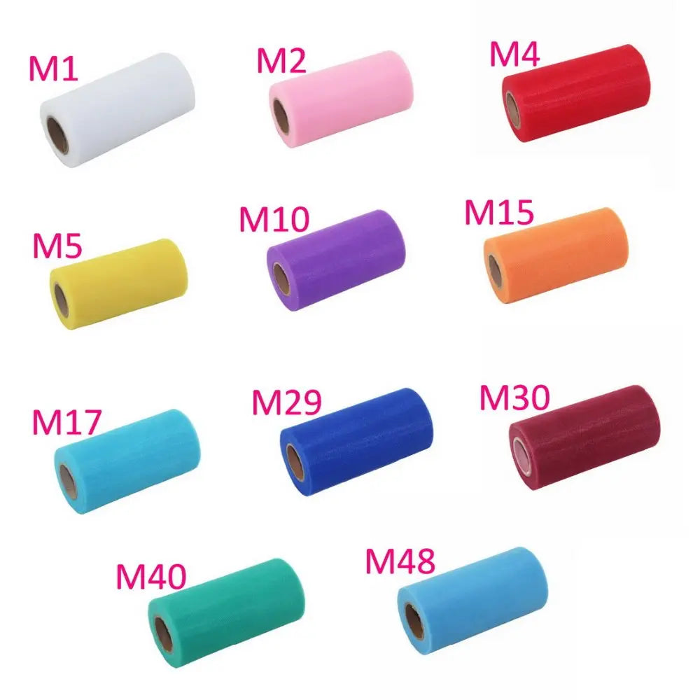 ruban adhésif tissu tulle polyestère simple couleur multiple décoration mariage transparent texture tissée
