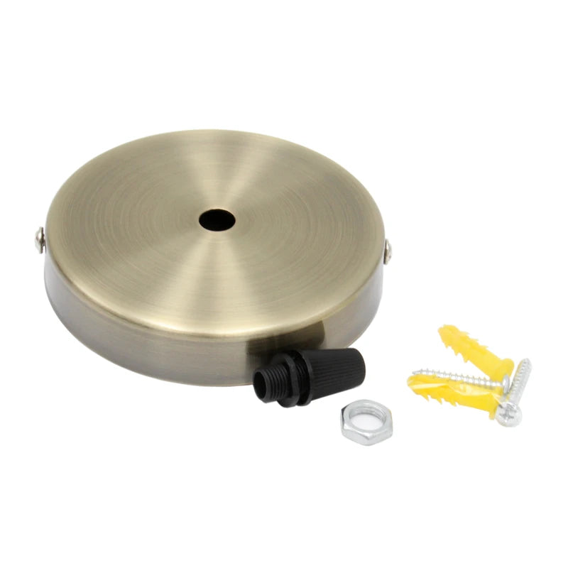 disque suspension moderne or cuivre noir blanc lisse opaquet vis écrous