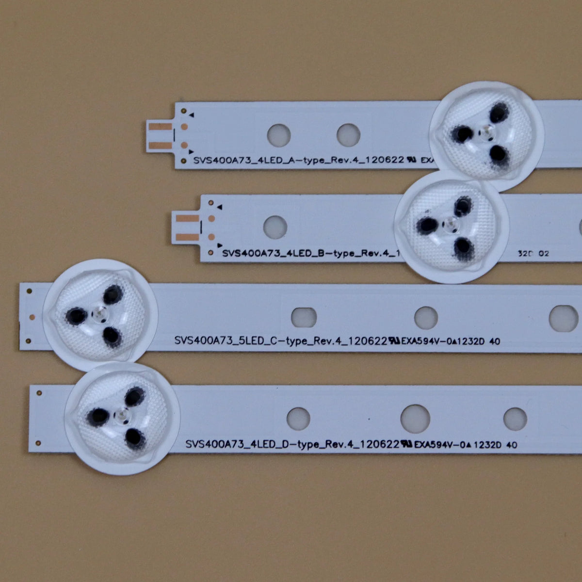 plaque led blanc rondelles noires modernes télévision rétroéclairage kit 10 pièces