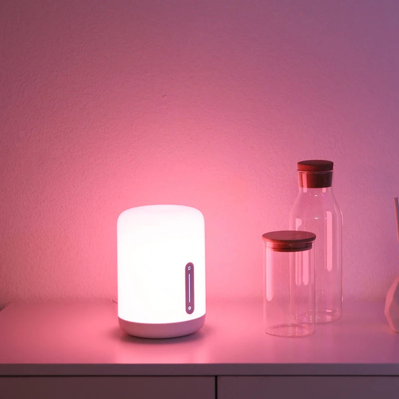 Lampe de chevet intelligente verte avec commande vocale Siri