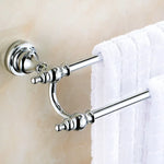 accessoires salle bain chrome classique porte serviettes anneau rangement toilette papier móc manteau support
