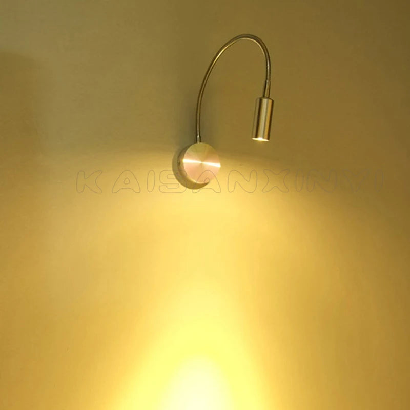 lampe flexible moderne argentée noir encastrable 3000K 6000K murale minimaliste