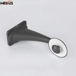 applique murale led 5w moderne noir mat extérieure hydrofuge bouton poussoir 85265v