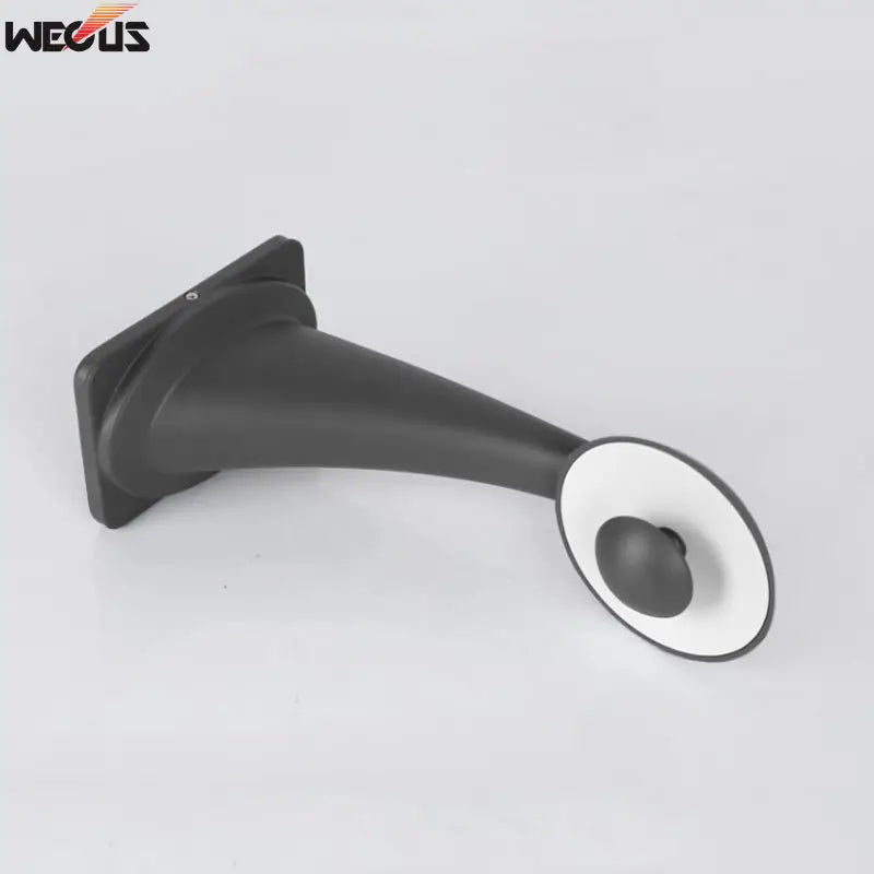 applique murale led 5w moderne noir mat extérieure hydrofuge bouton poussoir 85265v