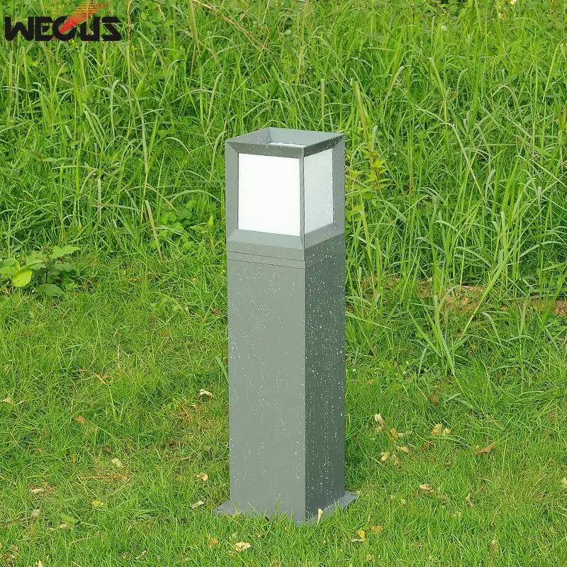 lampe moderne minimaliste extérieure led étanche noir gris ip65 waterproof