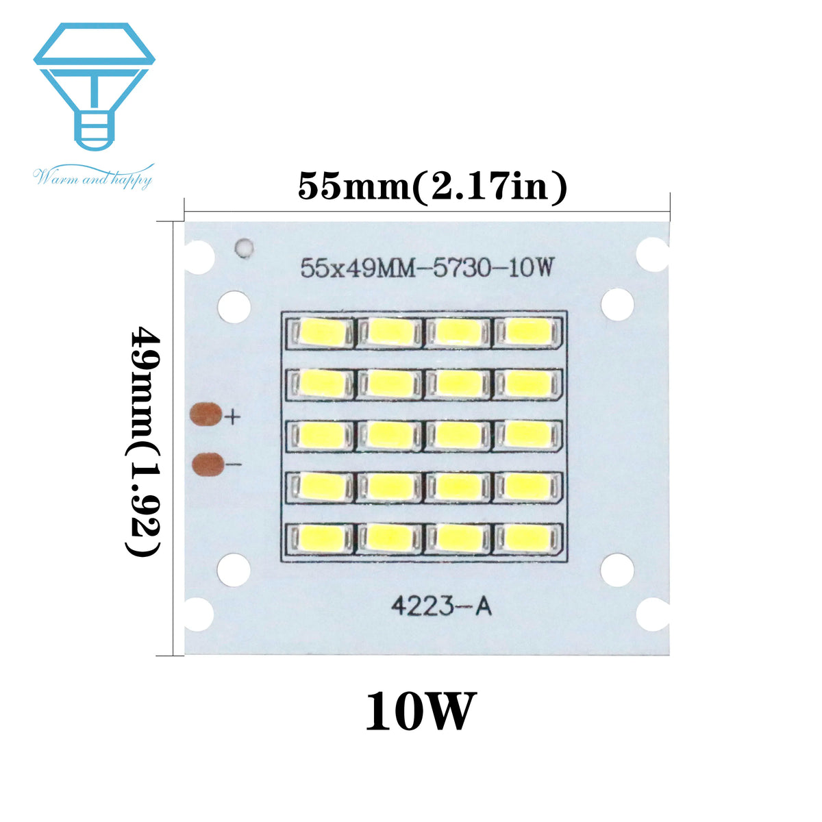 plaque led 100w 200w cold white aluminium pcb haute puissance(dc30 34v)