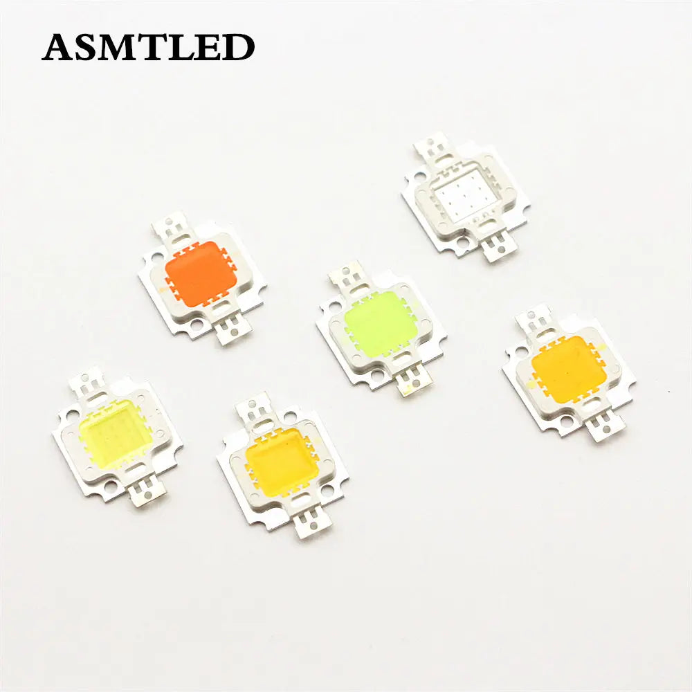 ampoule led 10w blanc chaud rouge vert bleu moderne diode carré points