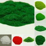 poudre d'ange artificielle flocage vert clair décoration bac sable micro paysage artisanat jeu