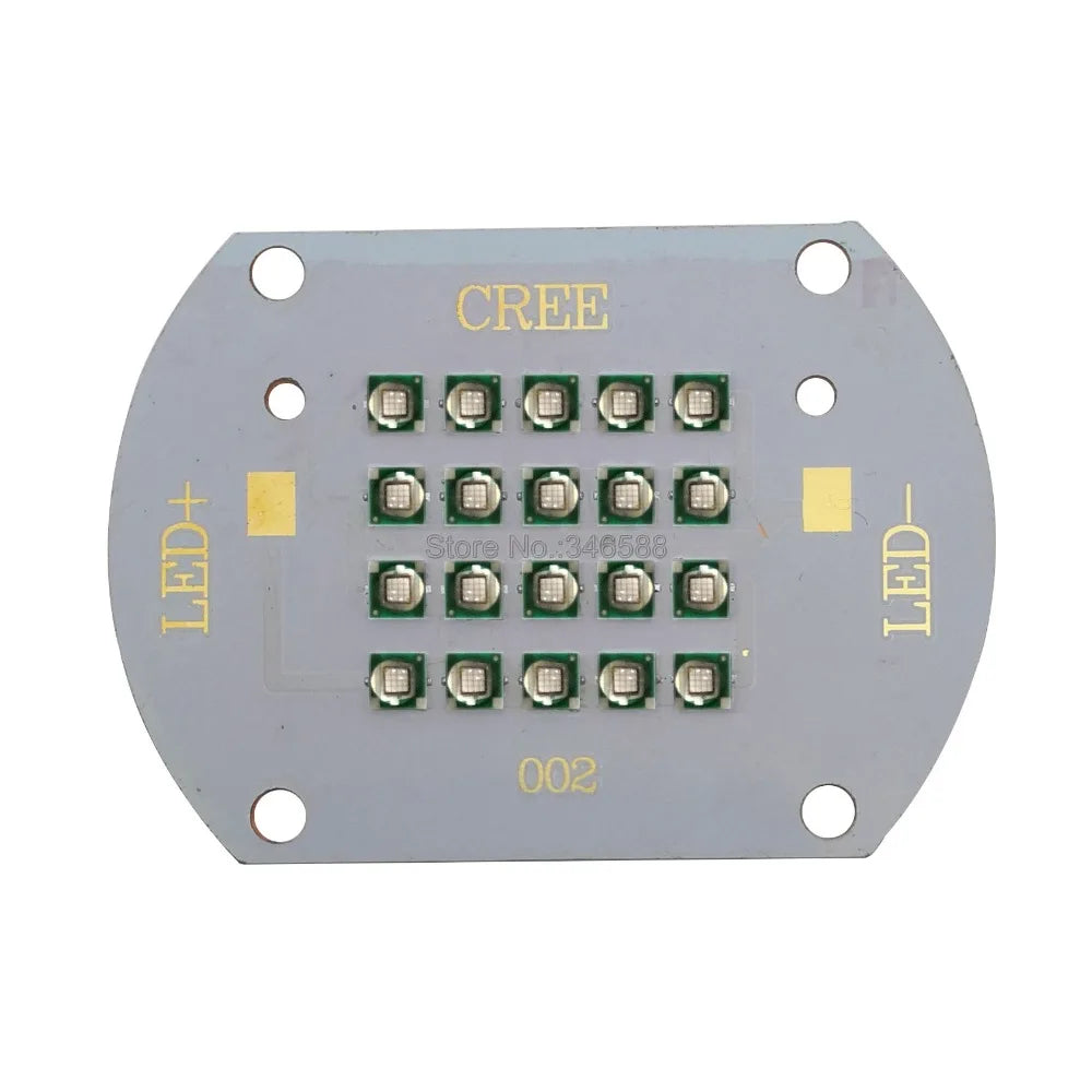 module led uv 365nm multiple diodes gris vert industrielle technique 12v 700ma