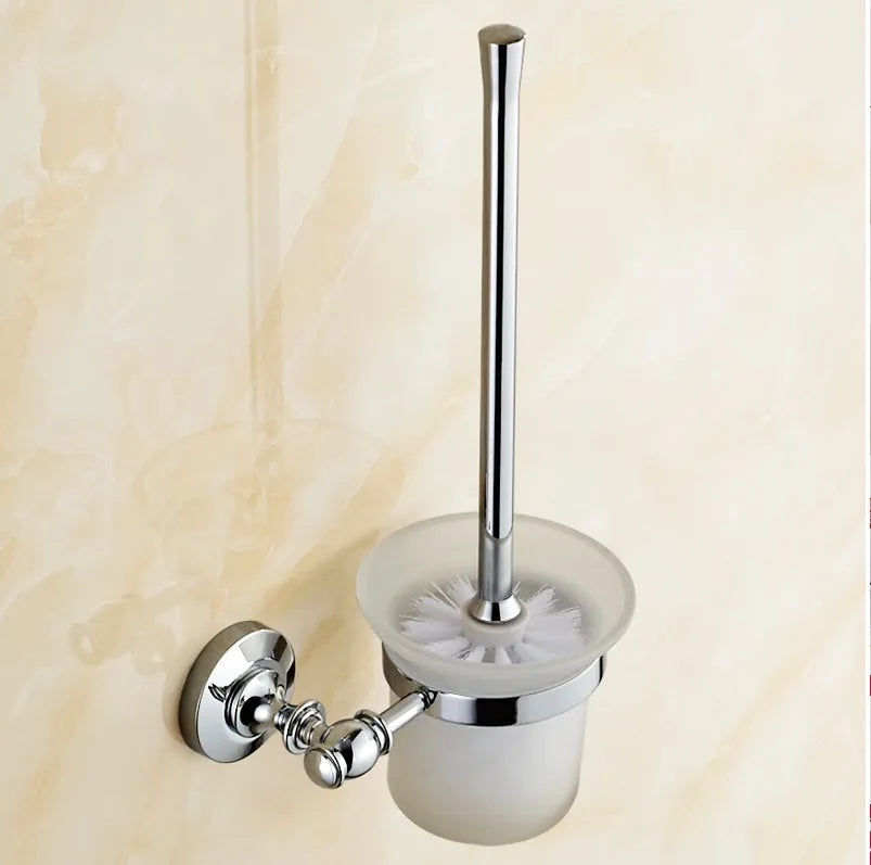 accessoires salle bain chrome métal finition laiton ensemble quincaillerie classique vis