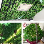 guirlande artificielle feuilles vertes naturelle extérieur accrochée 210cm 240cm décoration mariage fêtes anniversaire événements