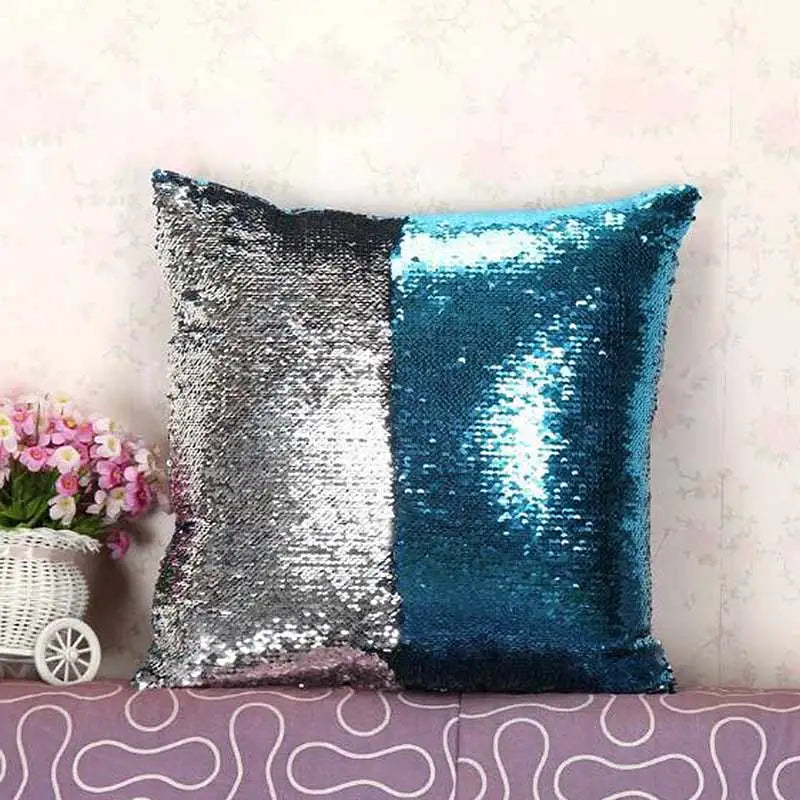 coussin moderne paillettes rose doré violet bleu noir blanc adultes lit siège