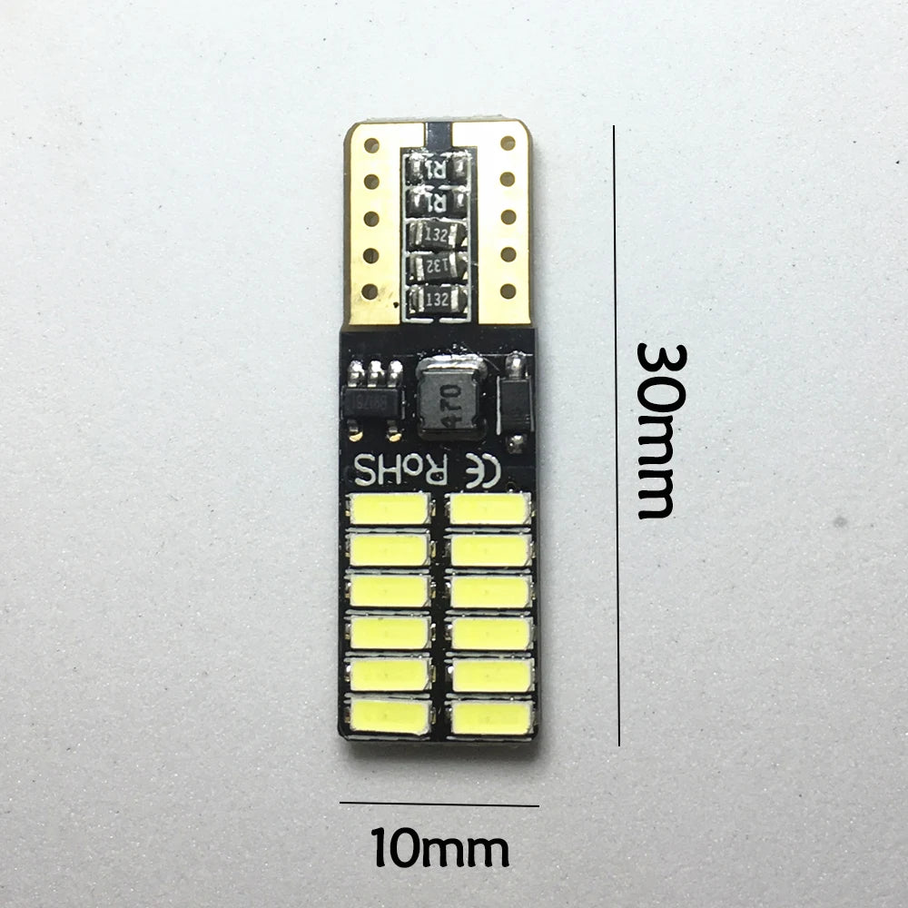 ampoule led 12v t10 w5w 350lm 2.5w noir doré blanche diodes modernes technologiques
