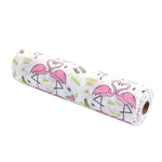tapis protection meuble adhésif imperméable motif flamants roses moderne blanc rougeversible