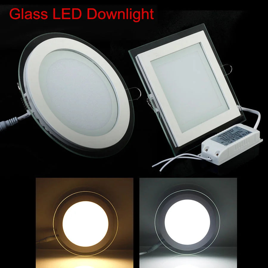 spot led encastré moderne blanc rond carré intérieur aluminium blanc chaud neutre froid