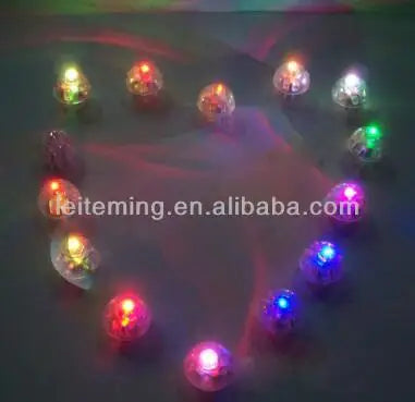 décoration fête multicolore bougies led rondes translucides halloween noël nouvel an
