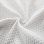 serviette micro perforée moderne blanc marron violet gris polyester respectueux environnement Jacquard
