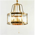 lampe suspendue moderne or transparent ampoules ajourées lumières vintage 90 260V