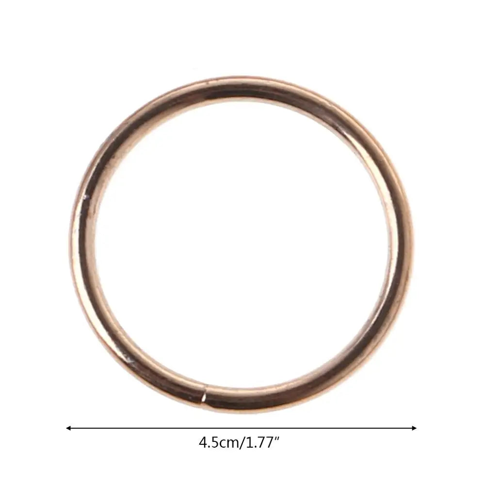 anneau métal or minimaliste cercle lisse moderne artisanal DIY accessoire ornement intérieur