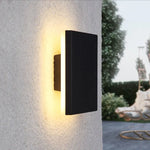 lampe murale moderne led industrielle fixée mur noir gris texturée ip55 étanche