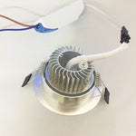 Spot LED argenté moderne connecteur électrique éclairage domestique AC85 265V
