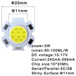 ampoule led cob 3w 5w 7w 10w blanc 4000k 3000k 6000k moderne rond brillant