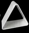 outils biscuits argentés forme cœur triangle moderne aluminium