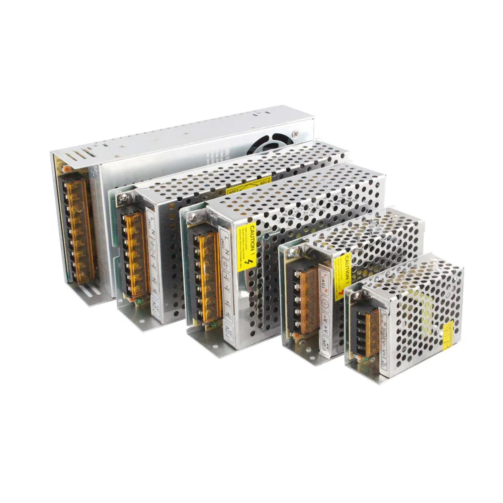 alimentation électrique 5v 10a 20a 30a 40a 50w 100w 150w 200w 300w 350w perforée
