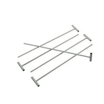 grille porte fer oiseau fixe gris moderne 25.5cm longueur pièces