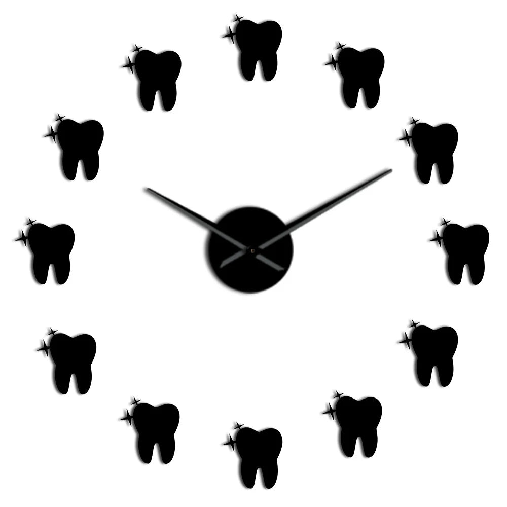 horloge murale moderne dinte argent doré noir salon deco quartz aiguille