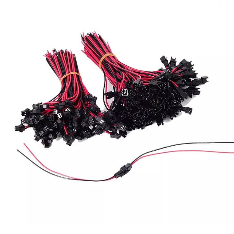 connecteurs jst broches noir rouge vert blanc plat lisse led câble 24v certification