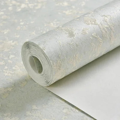 papier peint floral beige gris chambre salon anti statique absorption son résistant humidité