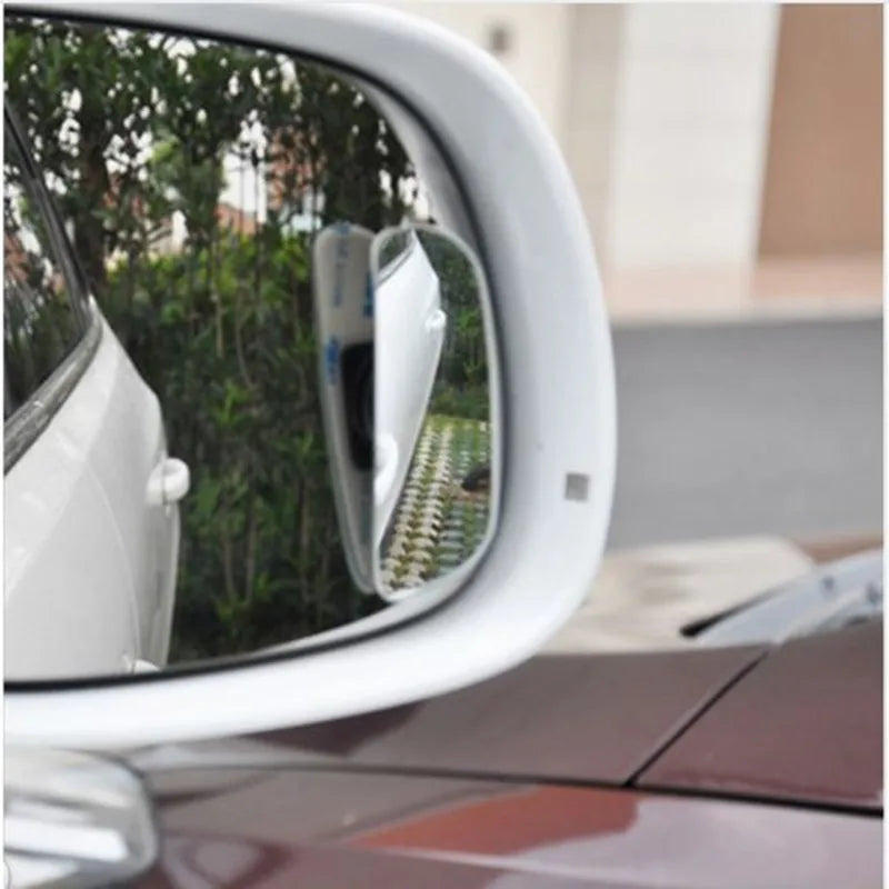 miroir recul hd grand angle blanc miroirs adhésifs modernes voitures accessoires auto fixations rondes