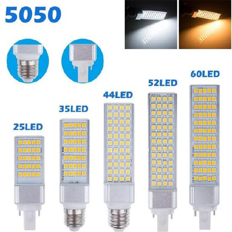 ampoule led barre épi maïs 180 degrés argenté jaune moderne 3000k 6000k e27 g24