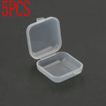 boîtes rangement transparentes plastique 3.5cm 3.5cm 2cm bijoux modernes poignées