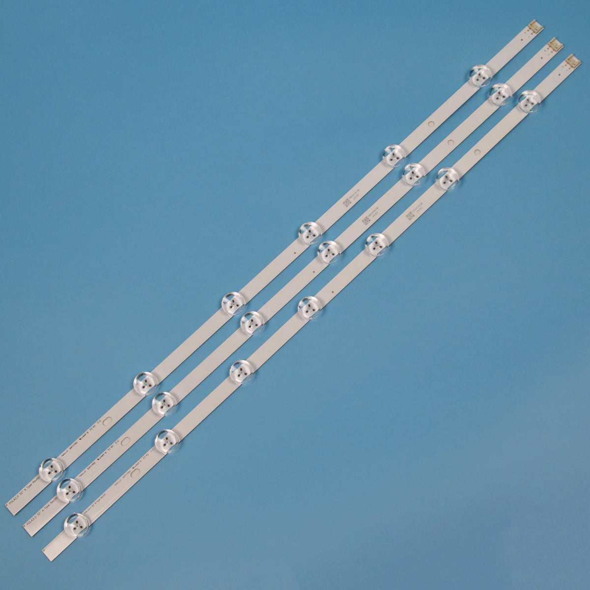 ruban led blanc moderne clips transparents téléviseur éclairage remplacement neuf