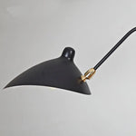 lampe suspension moderne noire dorée fixations vis incluant ampoule câble électrique