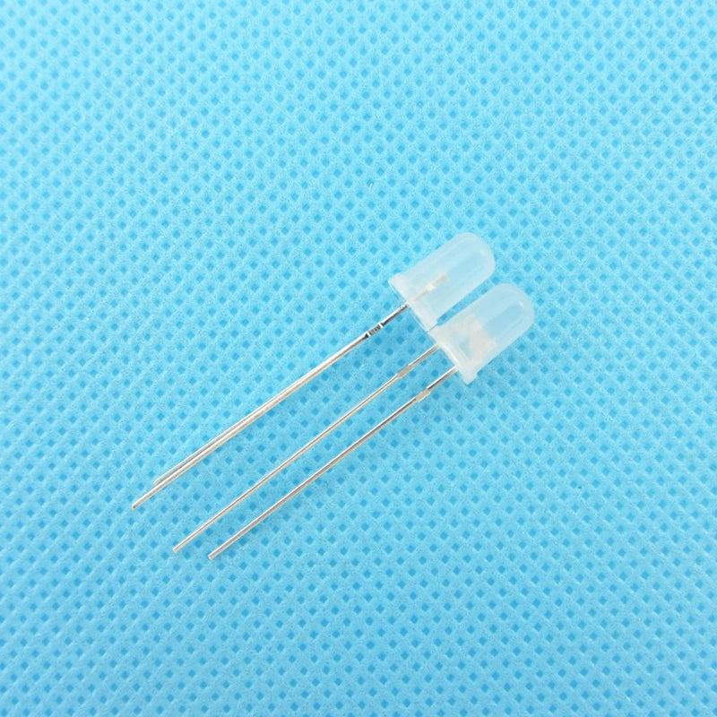 diodes led rouges diffuses 5mm ultra lumineuses kit 100 bricolage électronique
