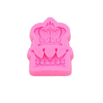 moule silicone fondant couronnes stylisées moderne pâte sucre chocolat decoration rose qualite environnement