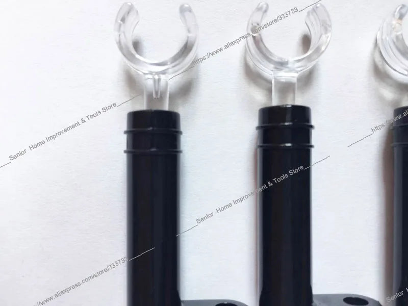supports tubes transparent noirs modernes 25mm 36mm 50mm 100 pièces