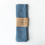 serviettes table coton lin violet bleu marine vert gris beige rouge classique 40x30cm