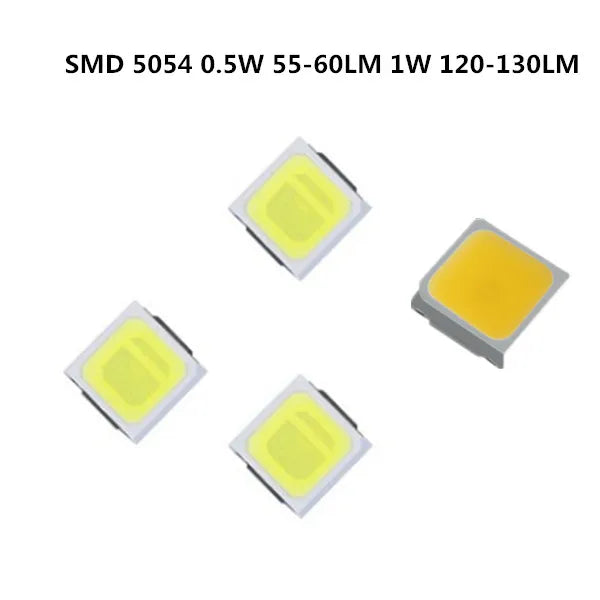 diodes led blanc jaune 2835 5730 smd 3v 5w 4000 pièces adhésif opaques