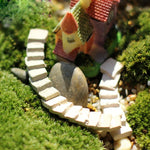 décoration intérieure escalier miniature résine blanc texture brique opacité patriotisme asie sud est bricolage