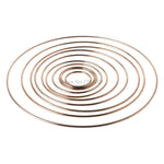 anneau métal or minimaliste cercle lisse moderne artisanal DIY accessoire ornement intérieur
