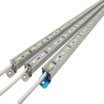 barre led aluminium rigide étanche 12v blanc cuisine sous armoire piscine éclairage extérieur